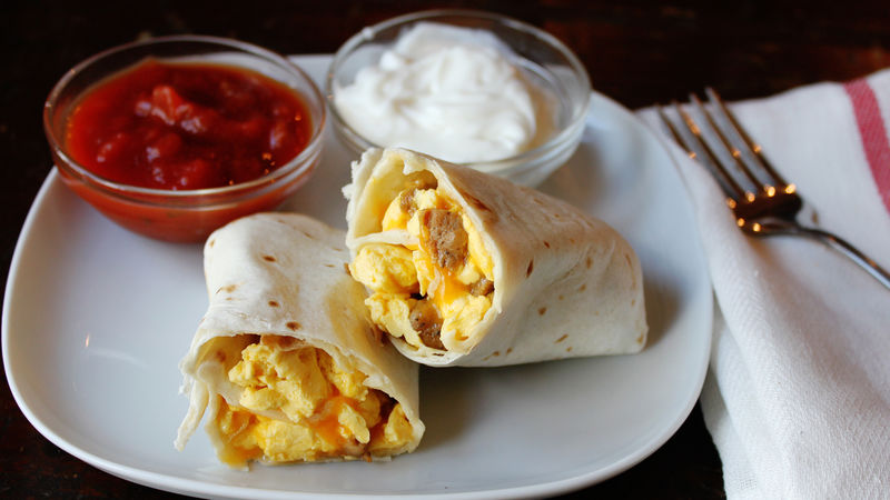 Busy Mom Breakfast Burritos